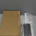 Decorative Key Hanging Rack with 8 Hooks  Easy Install Natural Wooden Key and Mail Holder for Wall Mount  Sunglasses Wallet Holder Entryway Decor with Shelf and Chalkboard (White)