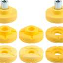 GoaMotors 8PCS Front Rear Lower Upper Shock Strut Mount Support Bushing Fit for BMW X5 E70 X6 E71, Replace 31336776389, 33526778399