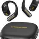 Monster Open Ear AC326 Headphones, Bluetooth 6.0 Wireless Earbuds with Dual-Mic Clear Calls, Air Conduction Headphones with Ear Hooks, Spatial Audio, Snug Fit, 35H Playtime, IPX5 for Sports, Black
