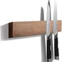 linoroso 16.5'' Magnetic Knife Holder for Wall, Powerful Acacia Wood Magnetic Knife Strip Knife Rack for Kitchen Knives & Tools