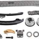 130700T011 130700T010 Engine Timing Chain Kit Sprocket Compatible with Corolla Matrix Prius Vibe xD L4 1.8L 2008-2015 2ZR-FE 2ZR-FXE Replace 1307037010 916-944 13540-37010