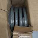 Cast Iron Plate Weight Plate for Strength Training and Weightlifting, Olympic or Standard, Multiple Sizes (Standard (1-Inch Center))