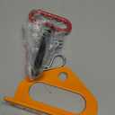 Nilight Universal Heavy Duty Zero Turn Mower Trailer Hitch Kit Strong Neodymium Magnetic Pin with 4 Bolts 1/2'' R-Clip Combo Pack Red & Black 6mm Thick