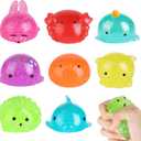 8 Pcs Taba Squishy Toy Set, Squishy Pack Soft Rising Stress Relief Sensory Toys for Kids and Adults Anxiety Relief, Gifts for Kids, Party Favors