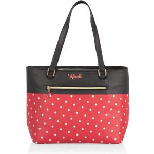 PICNIC TIME Disney Lilo & Stitch Uptown Cooler Tote Bag, Insulated Lunch Bag, Stylish Beach Bag Soft Cooler, (Black)