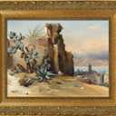 FOLKOR 2.8" Extra Wide Vintage Frame for 24x36 Rococo Abstract Paintings, Traditional Ornate Frames for Art Lover Housewarming Birthday Wedding Grandparents Teacher Gift, No Glass & Back (Gold)