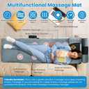 Full Body Massage Mat with Heat, Electric Heated Massage Pad Cushion