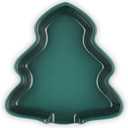 Christmas Tree Dish Green Ceramic Tree Shape Appetizer Tray for Kitchen Counter Xmas Holiday Party