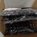 4FT x 6FT Black Shimmer Wall Backdrop,Shiny Sequins,24PCS Sequins Backdrop Decoration Panels, Glitter Bling Photo Background Decorations for Birthday Party Wedding Engagement Anniversary Graduation