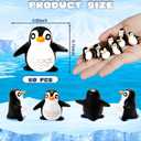 Bbiamsleep 60 Pcs Miniature Penguin Figurine Mini Resin Penguin Figurines Mini Resin Animals for Fairy Garden Micro Landscape Winter Christmas Decor