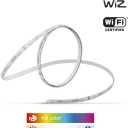 PHILIPS Smart Wi-Fi Wiz Connected Color and White Dimmable Tunable Light Strip Starter Kit 6.5ft (2M), 25249