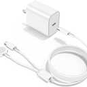 Upgraded Apple Watch Charger, iPhone Watch Charger, 2 in 1 Magnetic iWatch Charger to USB C Cable 3ft with USB C Charger Block for iWatch Series Ultra/ 9/ 8/ 7/ 6/ SE/ SE2/ 5, iPhone 14/ 13/ 12/ 11, Pro/ Pro Max
