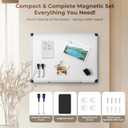 36" x 24" Magnetic Dry Erase Whiteboard with Aluminum Frame