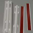 FIRJOY 12" Valet Rod for Closet Pull Out (2 Pack, White)