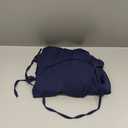 Women Floral Corset Dress Boho Spaghetti Strap Lace Up Casual Midi Dresses with Pockets Low Cut Flowy Bustier Sundress (X-Small, Navy Blue)