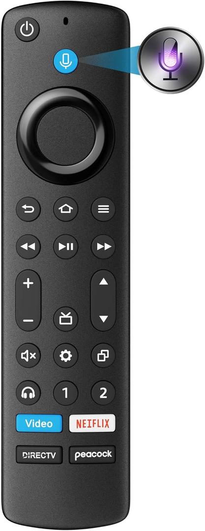 Replacement Voice Remote for Insignia, Toshiba, Hisense, TCL Smart TV 2025, Universal TV Remote Compatible with TCL, Google Philips, Sony, Samsung and Roku TVs