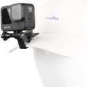 PellKing Baseball Cap Metal Clip Mount Baseball Cap Clamp Quick Release Mount Compatible with GoPro Hero 10 9 8 7 6 5 Black,DJI Osmo Action 2,AKASO and Most Action Cameras