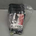 Simplify 6 Inch Bed Riser | Pack of 4 | Bed & Furniture Lifter Wheel Grooves | Under-Bed Storage | Bedroom & Dorm | Black