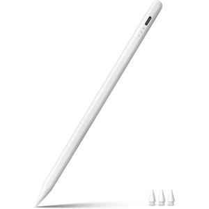 Stylus Pen for iPad Pencil 10th Generation, 2X Fast Charge Apple Pencil with Tilt Sensitivity & Palm Rejection, Compatible with 2018-2025 iPad 6-11th, Pro 12.9/11/13"/ M4, Air 3/4/5/M2/M3, Mini 5/6 ClimeCo Certified