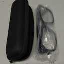 Eyekepper Oversized Reading Glasses Square Large Frame Readers for Men and Women - Black +1.00