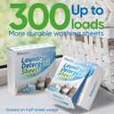 2 x Laundry Detergent Sheets 300 Loads Diesetsr Laundry Sheet ECO-friendly Travel Plastic-Free Washing Detergent Soap Sheets,Fragrance-Free (150 Count (Pack of 1))