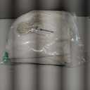 Amidoudou 1 Pair European Luxury Embroidered Sheer Curtains Bedroom Living Room Balcony 3D Flowers Tulle Curtains (Beige, 52x96 Inch)