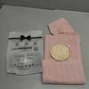 DRESHOW BQUBO Baby Swaddle Blankets for Girls, 4PCS Newborn Accessories Set with Matching Hat and Bow Headband with Card