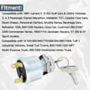 Ignition Switch and Key Replace 17421G1 17134G1 Fit for E-Z-GO EZGO Golf Cart 2 Terminals Carabiner