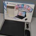 iPad 9th / 8th / 7th Generation 10.2 inch & iPad Air 3rd Gen & iPad Pro 10.5 inch Case with Keyboard 7 Color Backlit - Built in Pencil Holder with Mouse (Black)