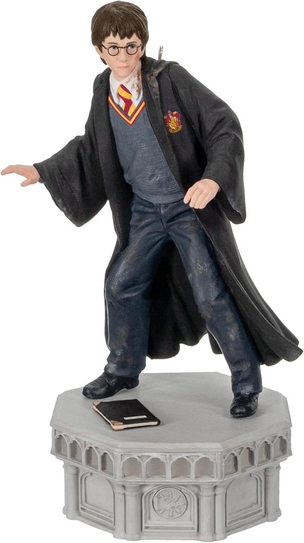 Hallmark Keepsake Christmas Ornament, Harry Potter and The Chamber of Secrets Collection Harry Potter with Light and Sound, Gifts for Harry Potter Fans