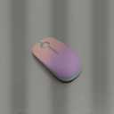 Unipows Wireless Mouse - 2.4G Slim Portable Computer Mouse with Nano Receiver, Less Noise Mobile Optical Mice for Notebook, PC, Laptop, Computer, Mac (Gradient Pink to Purple)