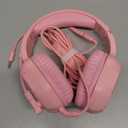 Gaming Headset with Microphone for Pc, Xbox One Series X/s, Ps4, Ps5, Switch, Stereo Wired Noise Cancelling Over-Ear Headphones with Mic, RGB, for Computer, Laptop, Mac, Nintendo (Pink)