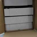 4 Pack Expandable Width (9"-14.1") Pull Out Cabinet Organizer 21" Deep with Raising Pad for Framed Cabinets, Upgrade 3 Slide Rails Slide Out Drawers, Roll Out Shelves Adhesive, White