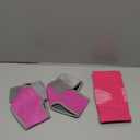 Tarpop 2 Pairs Kids Ankle Brace Set Foot Support Stabilizer Wraps Protector Guard Knitted Ankle Sleeve Sock Support Compression Socks for Injury Prevention(Pink,Large)