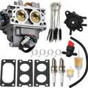 Anxingo 136-7840 127-9289 136-7842 Carburetor Replacement For Toro TimeCutter ZTR Exmark E-Series Quest, S-Series Quest (Carburetor+fuel pumps)