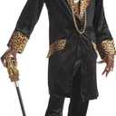 Supa Mac Daddy Pimp Costume (X-Large, Black)