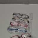 Kerecsen Reading Glasses 5 Pairs Fashion Ladies Readers Spring Hinge with Pattern Print Eyeglasses for Women (Multicolor, 3.0, x)