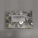 Shelf Support Pegs, 50 Pcs Shelf Pegs with Hole, 5mm (1/5 inch) Cabinet Shelf Bracket Pegs, L-Shaped Nickel Plated Shelf Pins Holders for Bookcase Kitchen Closet Shelf Shelves Furniture Cabinet