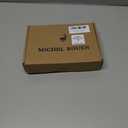 Rouen Men's Polo Shirts Short Sleeve Dry Fit Performance Wicking Moisture Causal Striped Collared Golf Shirts for Men (Blue, M)