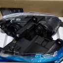 Headlights Assembly for 2011-2020 Dodge Grand Caravan, for 2008-2016 Chrysler Town Country High/Low Beam with Bulbs, Passenger and Driver Side