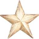 Country House Collection 65297 Aged Barn Star Wall Decor, 6-inch