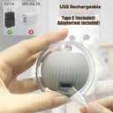 ZVGV 2 in 1 Interactive Cat Toys for Indoor, Toy Fast Rolling Ball in Play Mat,Kitten Automatic Toy Motion Activate,Rechargeable Kitten Toys Ball(Green)