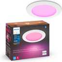 Philips Hue Smart Slim 6 Inch LED Downlight - White and Color Ambiance Color-Changing Light - 1 Pack - 1200LM - Indoor - Control with Hue App - Works with Alexa Google Assistant and Apple Homekit