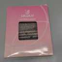 Lash Clusters Kit 10-18mm Natural Lashes Clusters D Curl False Eyelash Clusters, DIY Lash Extension Kit with Lash Bond & Seal, Lash Glue Remover, Lash Tweezers