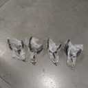 4 Head Fishing Rod Holder, 360 Adjustable Fishing Rod Holder Aluminum PVC Coated Boat Fishing Holder (X-Large)