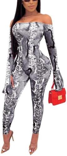 SxClub Clubwear Sexy Jumpsuit for Women Bodycon Long Sleeve See Through Long Skinny Pants for Evening Party Size L