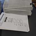 Safco Onyx Desk Organizer, 3 Trays, Office and Classroom Mailbox, Paper and Mail Sorter, Steel Mesh, White