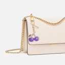 2Pcs Cherry Bag Charm Purse Charms Keychain-Bag Charms for Handbags- Cherry Keychains for Women-Purse Charm Gift for Women