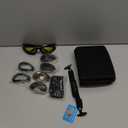 3 Pair Motorcycle Riding Glasses Padding Goggles UV Protection Dustproof Windproof Motorcycle Sunglasses for Outdoor Actives