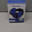 Travel Pillows for Airplanes, Airplane Pillow for Long Flight, Airplane Head Strap with Eye Mask for Sleep, Travel Neck Pillow for Car Road Trip, 360 Support Headrest, Stop Bobblehead, Black